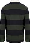 McGregor Rugbyshirt Marine Olive Rayé Product / Achterkant