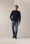 State Of Art Trøje Struktur Navy Model / Voorkant