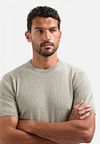 T-Shirt de punto No-Excess en color arcilla Model / Detail