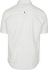 No Excess Chemise Manches Courtes Lin et Coton Blanc Product / Achterkant