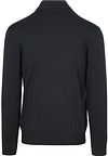 No Excess Half Zip Trui Navy Product / Achterkant