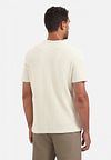 No-Excess T-Shirt żakardowy Ecru Model / Achterkant