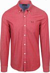 NZA Shirt James Twill Melange Rood 25HN500-1570 kopen | Suitable