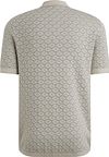 Polo Cast Iron Half-Zip strutturata ecru Product / Achterkant