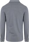 Profuomo Overshirt Western Jersey Blauw Product / Achterkant