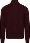 Steppin' Out maglione Half Zip in lana merino bordeaux Product / Achterkant