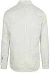 Scotch and Soda Camicia Lino Righe Wit Product / Achterkant