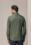 State Of Art Overhemd Jersey Herringbone Groen Model / Achterkant