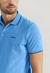 State of Art Poloshirt Pique Blue Model / Detail