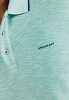 State of Art Polo Slubmelange Lysblå Model / Detail