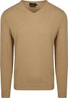 Steppin' Out Pullover Col-V Laine Merino Beige SM1201.0003-3201 commander en ligne | Suitable