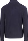 Steppin' Out sweter z półzamkiem z wełny merynosów, granatowy Product / Achterkant