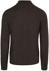 Suitable Cardigan Shirt Merino Braun Product / Achterkant