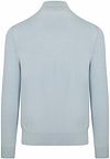 Suitable Merino Half Zip Trui Lichtblauw Product / Achterkant
