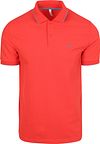 Køb Sun68 Poloshirt med Stribet Krave Rød A35110-10 | Suitable