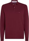 Tommy Hilfiger Longsleeve Polo Bordeaux Rood MW0MW20183-VLP kopen | Suitable