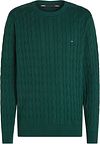 Tommy Hilfiger Pull Cable Vert Foncé commander en ligne | MW0MW33132-L6K | Suitable Luxembourg