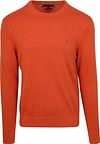 Køb Tommy Hilfiger sweater i bomuld/kashmir, orange MW0MW28046-SM5 | Suitable