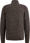 Vanguard Pullover Half Zip Wool Blend Brown Product / Achterkant