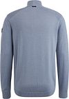 Vanguard Trui Half Zip Structuur Blauw Product / Achterkant