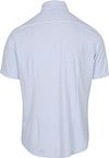 R2 Hemd Shortsleeve Seersucker Blau Product / Achterkant