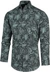 Blue Industry Overhemd Paisley Groen Product