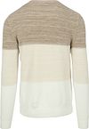 Blue Industry Pullover Streifen Beige Product / Achterkant