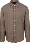 BOSS Elegant Linneskjorta Taupe 50537381-294