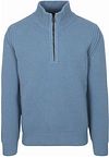 BOSS Genser Half Zip Kurano Blå 50523563-472