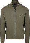 BOSS Kanozip Vest Donkergroen 50543692-325 kopen | Suitable