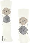 Skarpetki Burlington Manchester w kratę Off-White 2049 Product / Achterkant