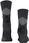 Calze Burlington Manchester a rombi antracite 3095 Product / Achterkant