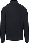 GANT gilet testurizzato blu scuro Product / Achterkant