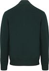 Gant Halfzip Wool Sweater Logo Green Product / Achterkant