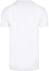 Garage camiseta básica elástica blanca con cuello pico profundo Product / Achterkant