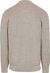Gilet CASAMODA con zip strutturato beige Product / Achterkant