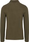 Lacoste Langarm-Poloshirt Olivgrün Product / Achterkant