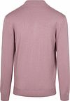 Jersey de punto Half Zip No Excess malva Product / Achterkant