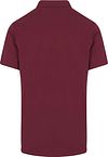 King Essentials The James Poloshirt Bourgogne Product / Achterkant