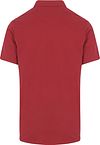King Essentials The James Poloshirt Rot Product / Achterkant