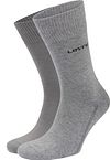 Levi's Chaussettes Lot de 2 Paires Coton Gris 758 993053001-758