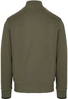Maglione half zip Fred Perry verde oliva Product / Achterkant