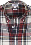 McGregor Overhemd Herringbone Ruit Rood Blauw MM242.6001.09-9100 kopen | Suitable