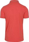 NZA Henley Piqué Polo Rød Product / Achterkant