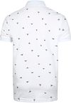 No Excess Polo Wit Allover Print Product / Achterkant