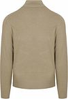 NZA Half Zip Pullover Christopher Melange Warm Beige Product / Achterkant