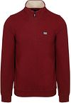 NZA Halfzip Samuel Cherry rød 25HN301-1570