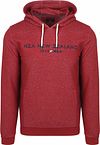 NZA Hettegenser Diamond Logo Interlock Melange Kirsebærrød 25HN316-1570