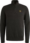PME Legend Half Zip Structure Mouliné Trui Zwart PKW2510301-999 kopen | Suitable