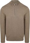 Profuomo Halvzip Pullover Lyx Beige PP2J00010C-F